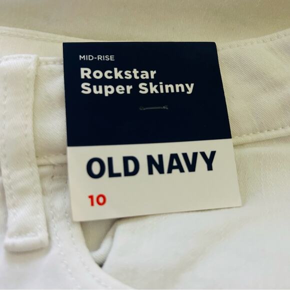 Old Navy Rockstar Super Skinny Jeans Sz.10 NWT - Picture 7 of 7